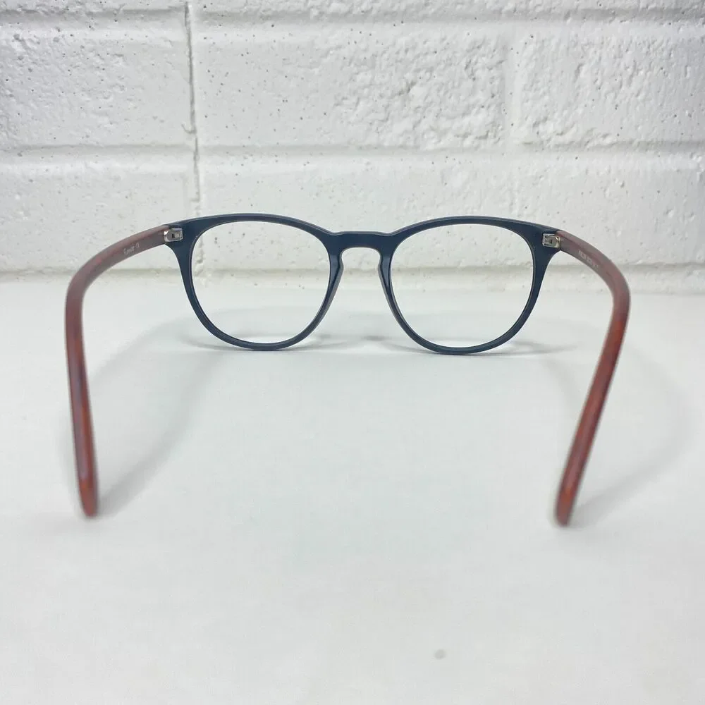Firmoo R181106 C18 Black Horn Oversize Round Eyeglasses Frames 50-20 141‎ 2746